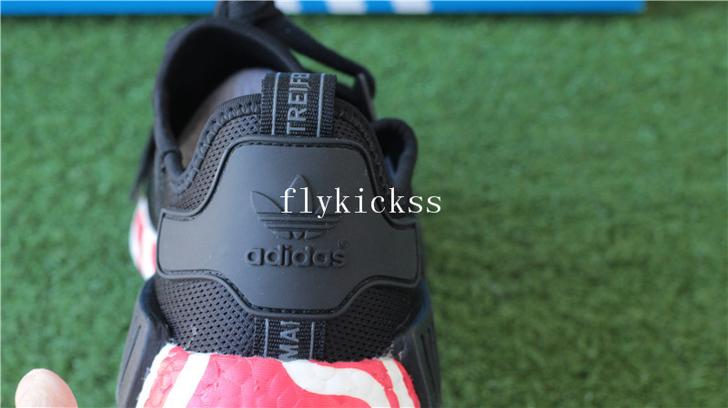 Supreme x Adidas NMD R1 Black Real Boost